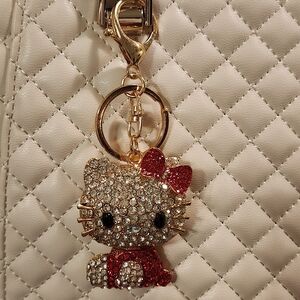 Hello Kitty Rhinestone Keychain